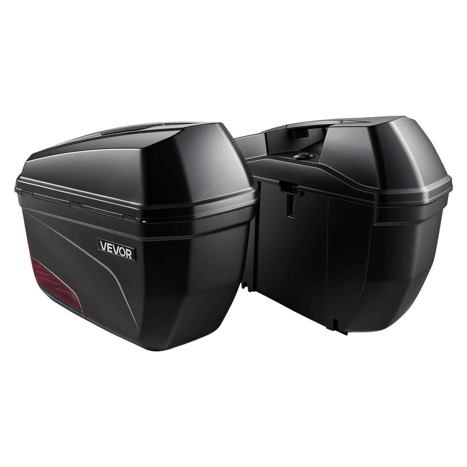 VEVOR 46L (2×23L) Universal ABS Motorcycle Side Cases, Waterproof Saddle Boxes with Locks & Reflectors, Set of 2 - Зображення 11