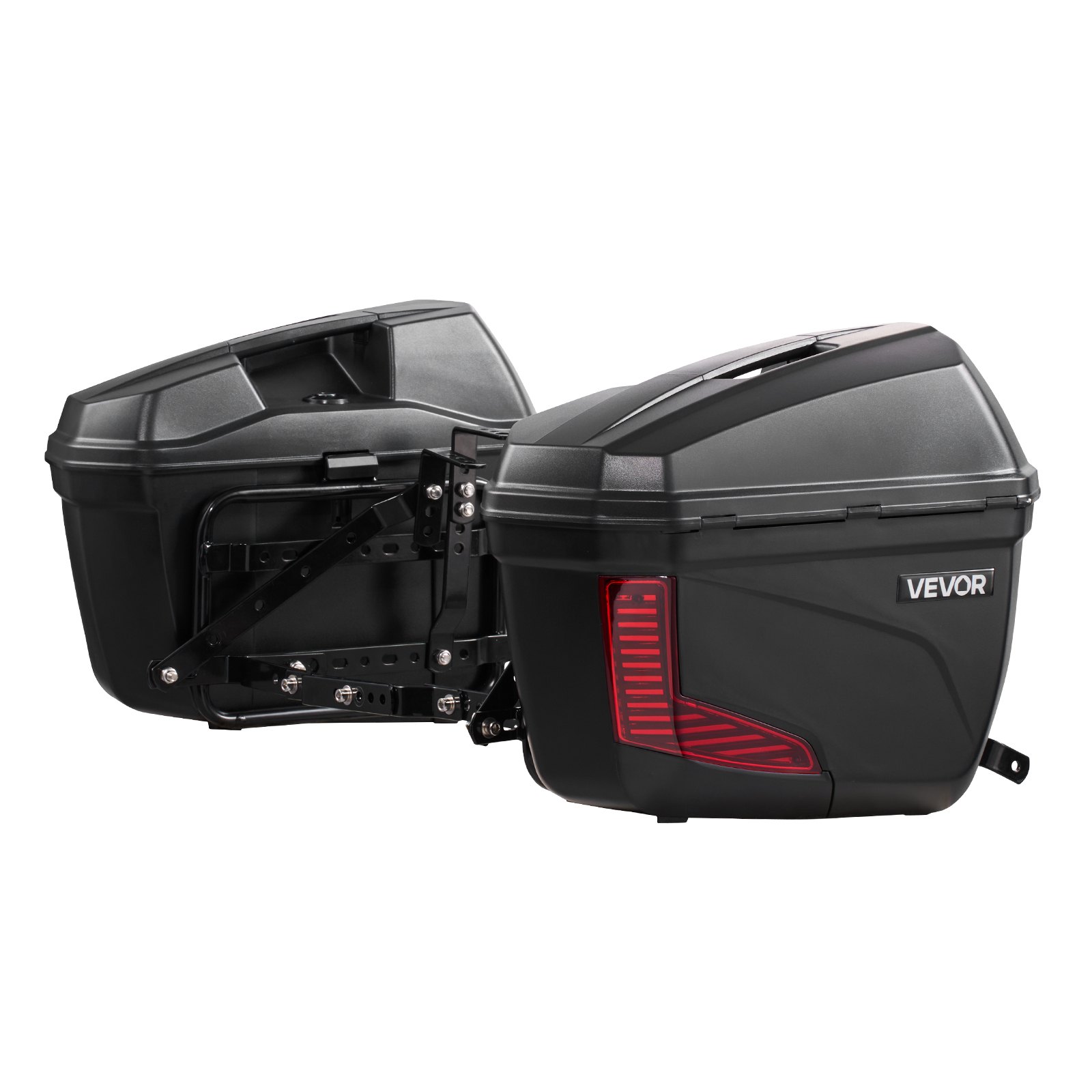VEVOR 46L (2×23L) Universal ABS Motorcycle Side Cases, Waterproof Saddle Boxes with Locks & Reflectors, Set of 2 - Зображення 9