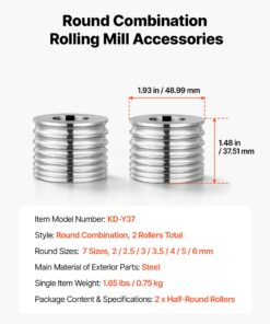 7 Round Grooves 2–6 mm