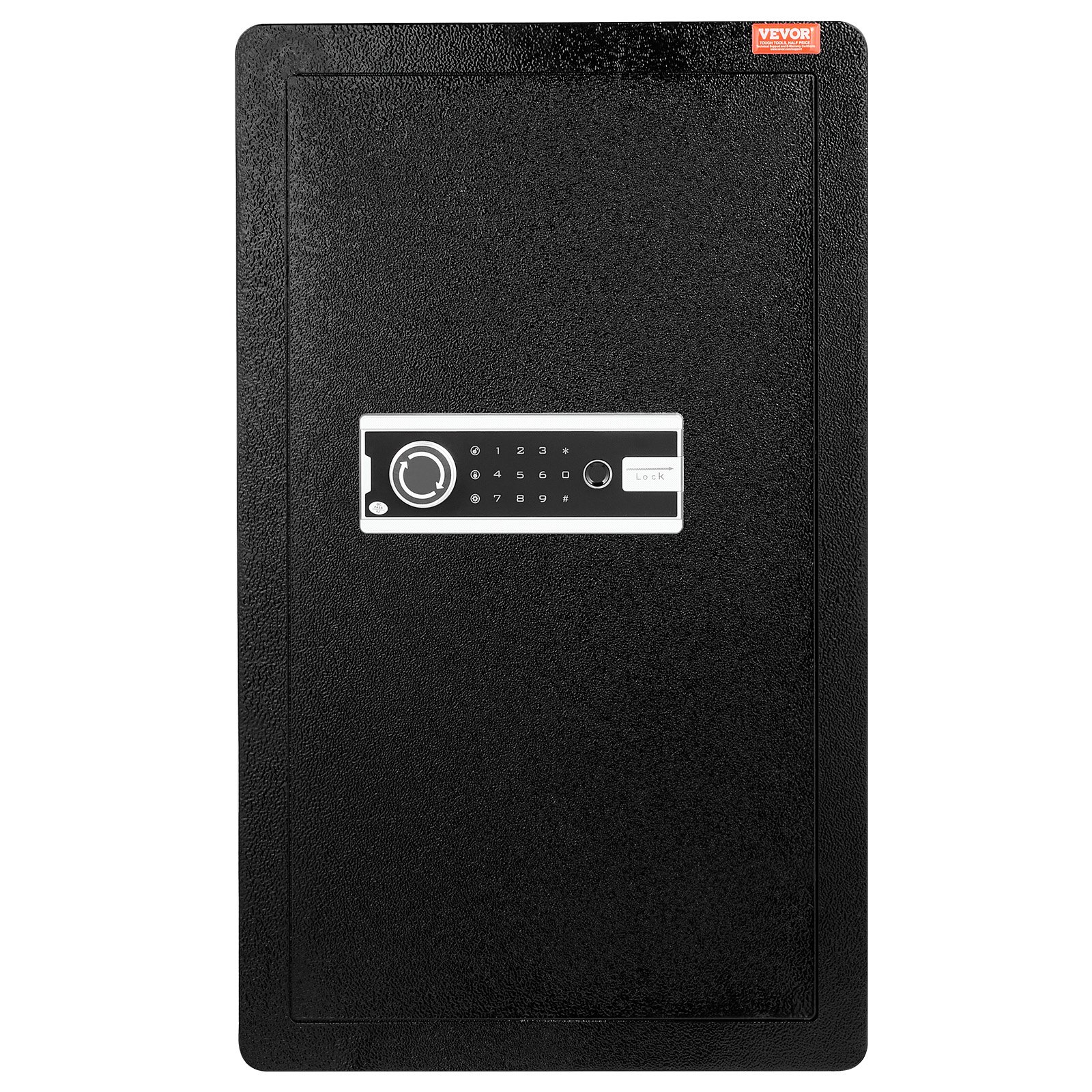 VEVOR 113L Single Door Safe Box, Key, Code & Fingerprint Lock, Fireproof Bag, LED, 2 Shelves, Alarm, Black Steel Home Office Safe - Зображення 11