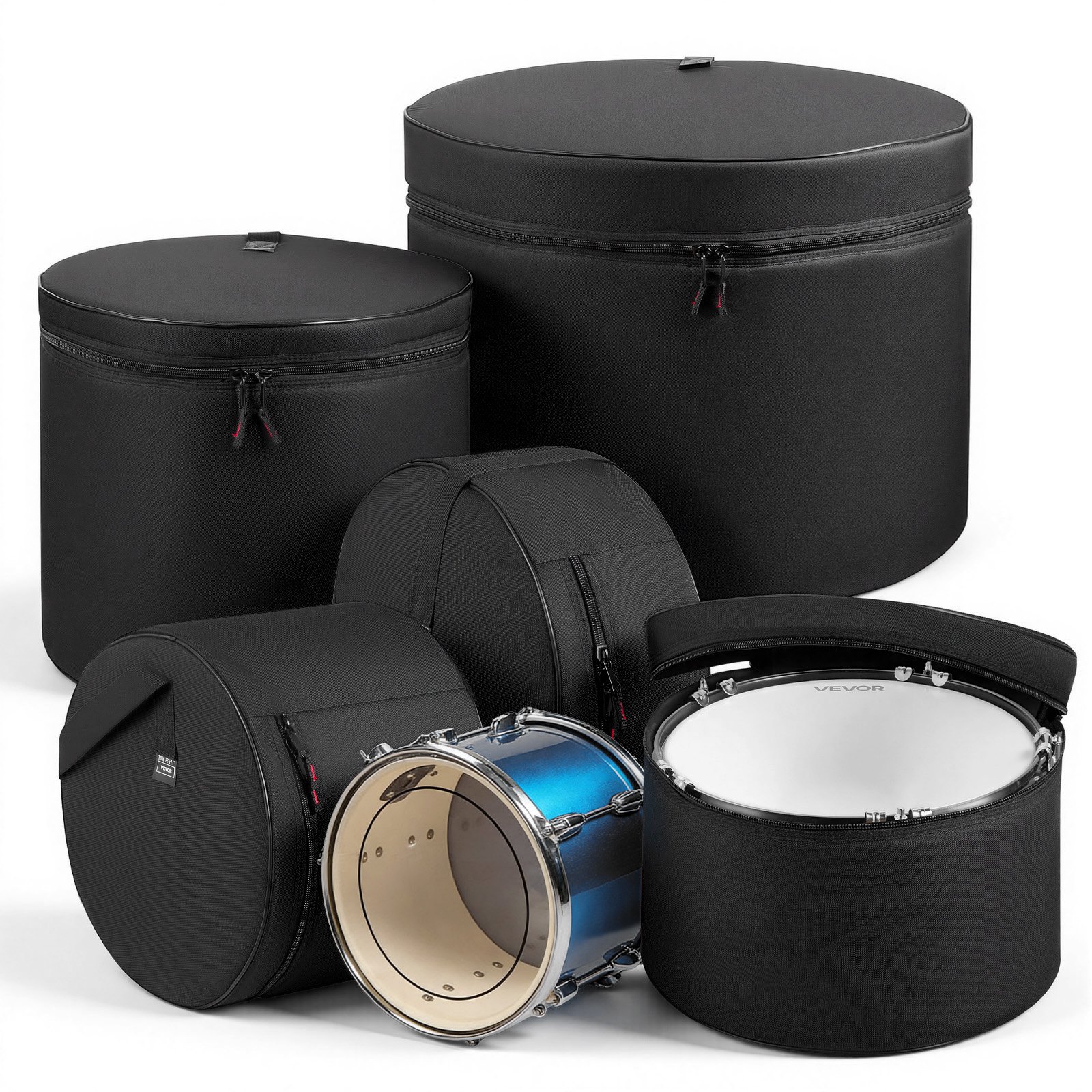 VEVOR 5-Piece Drum Bag Case Set