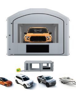 Надувна фарбувальна будка VEVOR 9 x 4, 8 x 3, 6 м з подвійними повітродувками