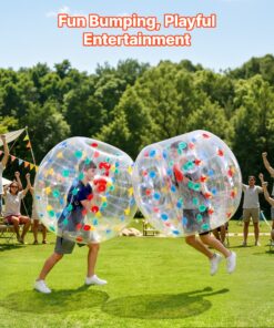 Transparent PVC Human Bubble Balls with Straps & Handles for Outdoor Games