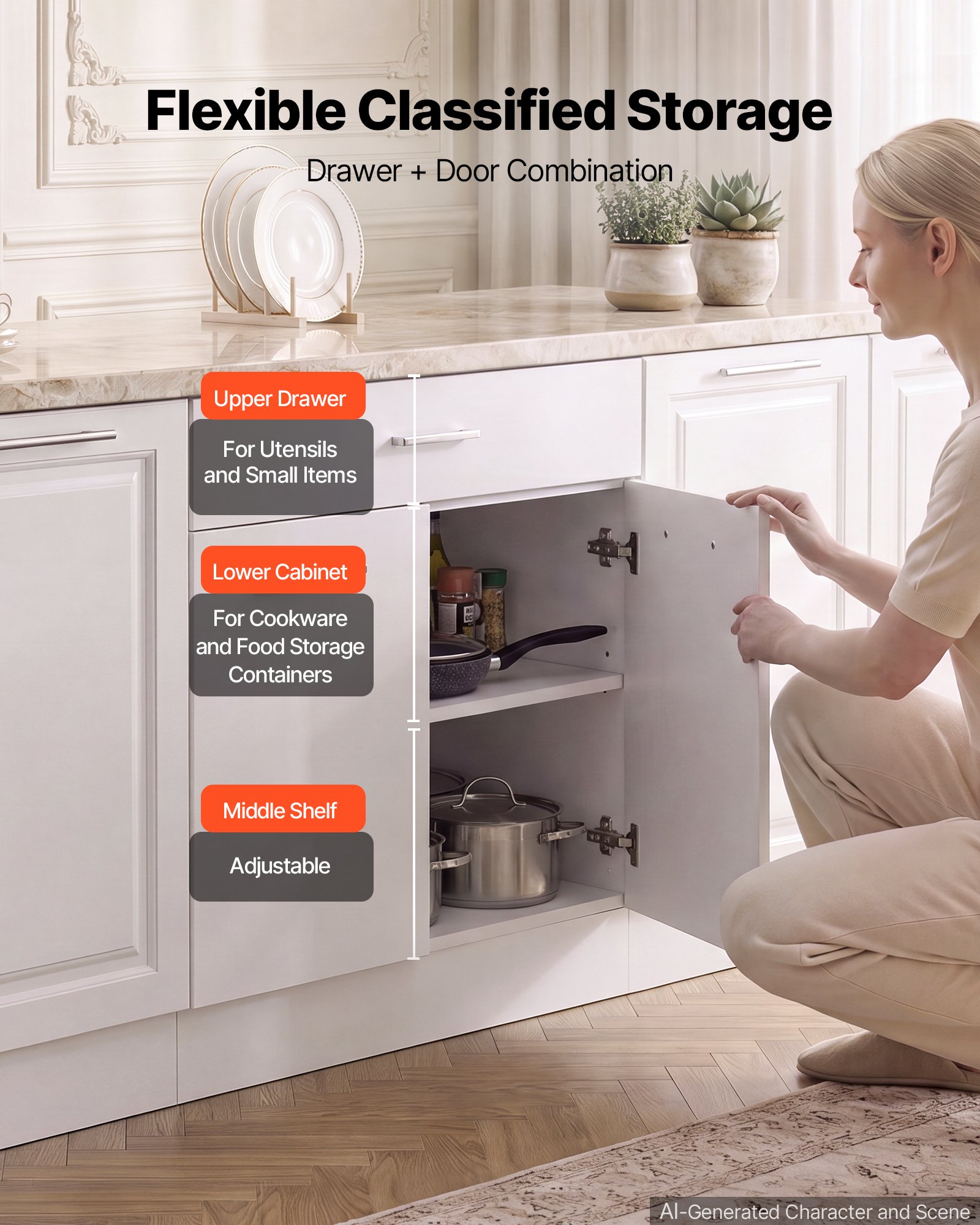 RTA kitchen storage