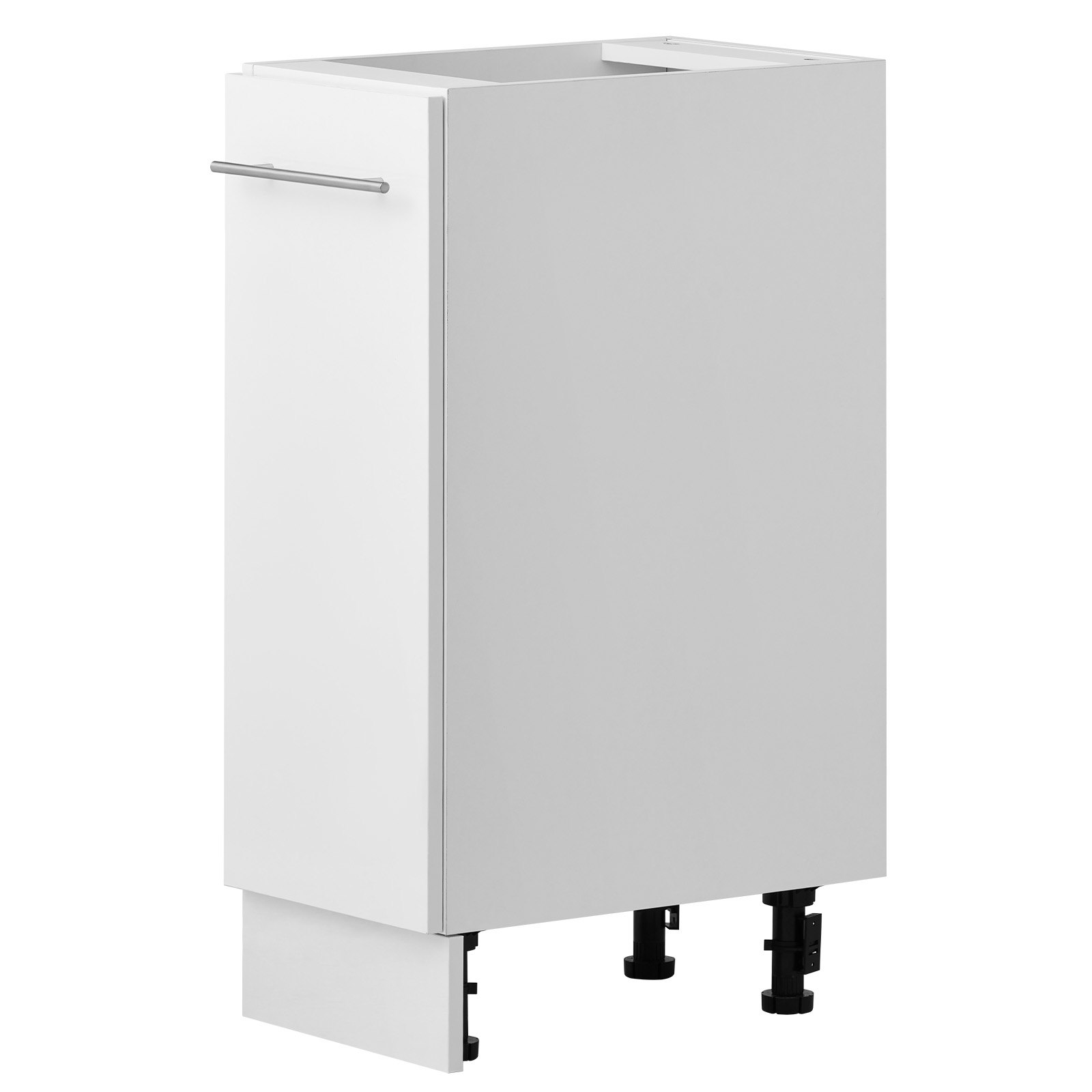 VEVOR White Shaker Base Cabinet 30 cm, 1 Soft-Close Drawer, High-Gloss RTA Kitchen Unit 300x475x815 mm for Home & Laundry — attēls 11