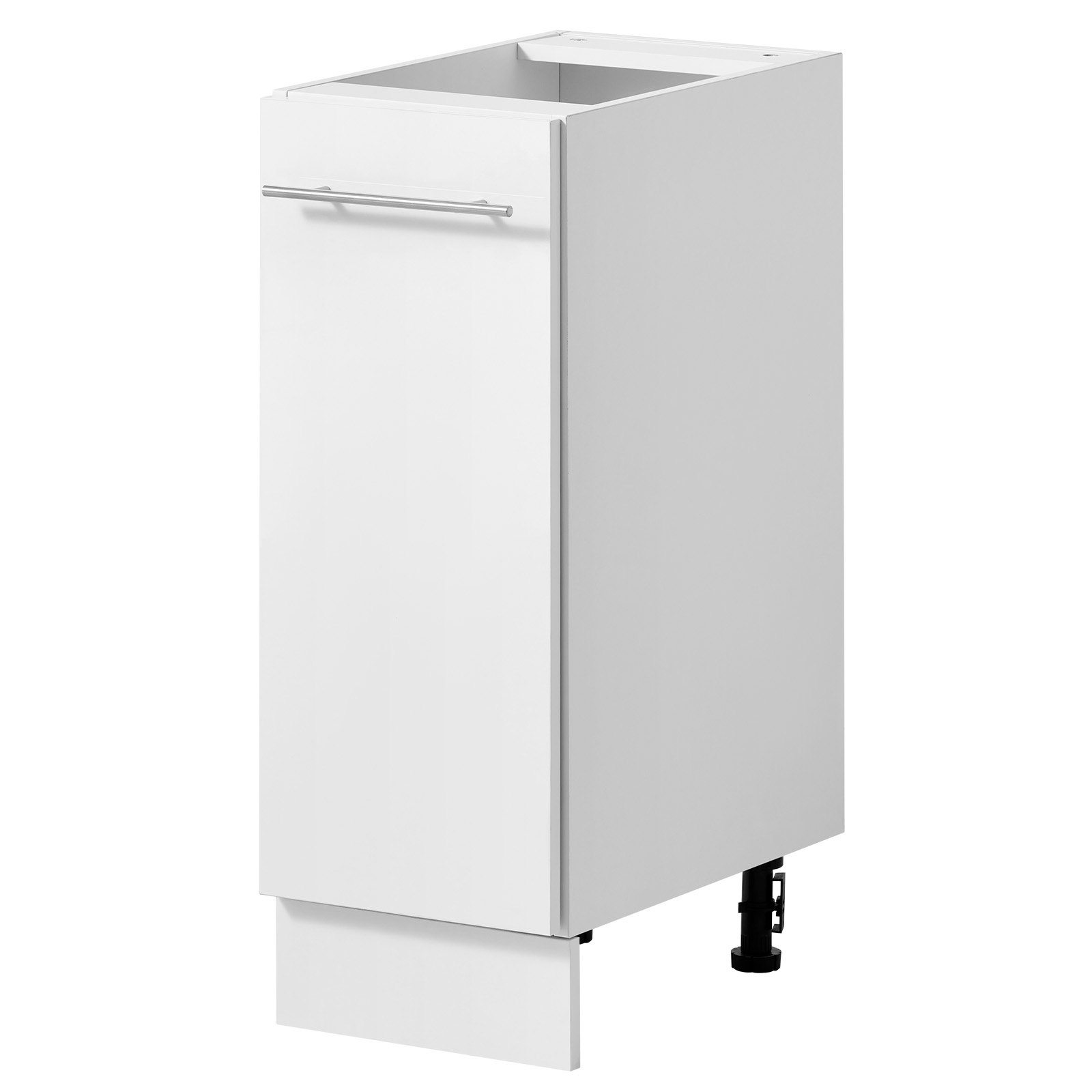 VEVOR White Shaker Base Cabinet 30 cm, 1 Soft-Close Drawer, High-Gloss RTA Kitchen Unit 300x475x815 mm for Home & Laundry — attēls 12