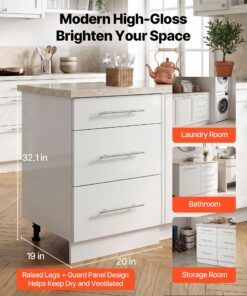 3 soft-close drawers