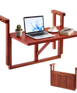 VEVOR Folding Balcony Hanging Table 56 x 28 cm