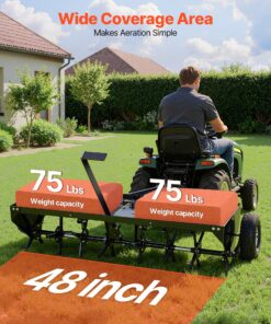 Lawn Core Aerator with Weight Tray 68 kg